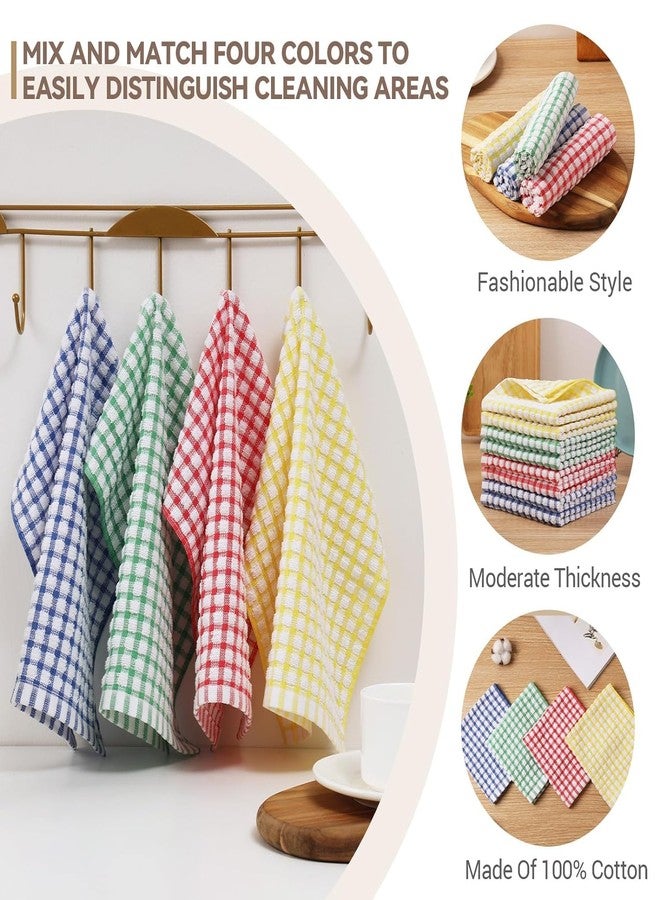 AYUS Dish Cloths for Kitchen Washing Dishes, Super Absorbent Dish Rags, Cotton Terry Cleaning Cloths 13x13 Inches (Terry Dish Cloth, Pack of 6) - Image 3